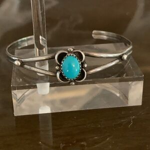 Vintage Navajo Turquoise Cuff